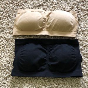 Bandeau strapless bras